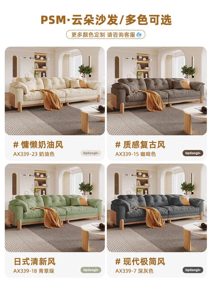 Lounge Designer Living Room Sofas Outdoor Lazy Minimalist Sofas Reclinable Floor Gaming Luxury Modern Wood Divano Furniture