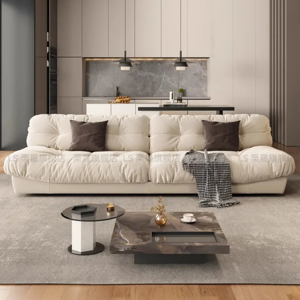 Modern Living Room Sofas Bed Luxury Background Lounge Nordic Style Sofas Cloud Design Lazy Canape Salon De Luxe Home Furniture