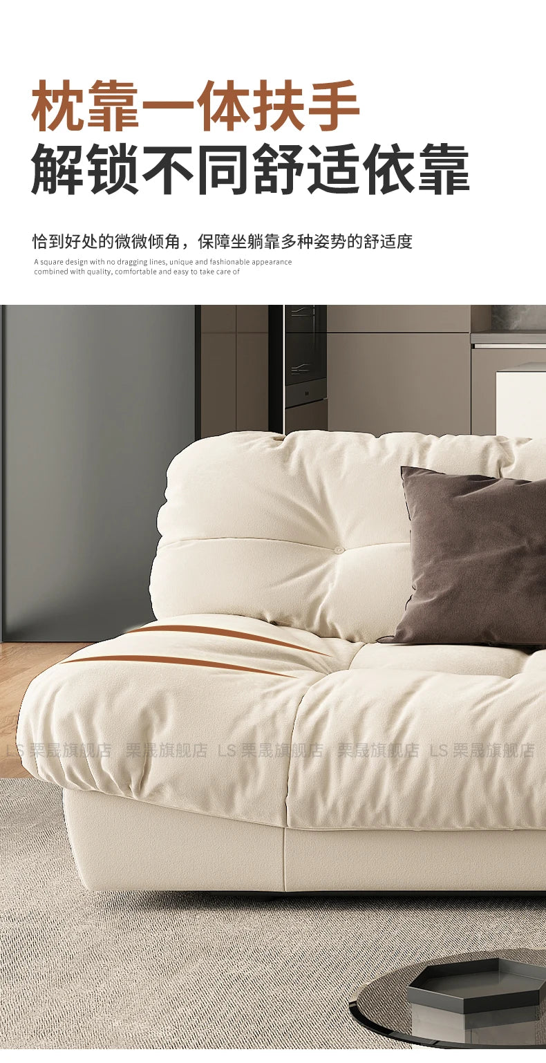 Modern Living Room Sofas Bed Luxury Background Lounge Nordic Style Sofas Cloud Design Lazy Canape Salon De Luxe Home Furniture