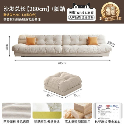 Modern Living Room Sofas Bed Luxury Background Lounge Nordic Style Sofas Cloud Design Lazy Canape Salon De Luxe Home Furniture