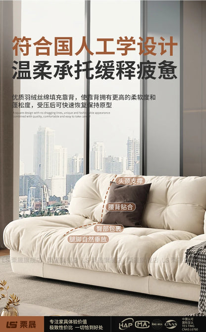 Modern Living Room Sofas Bed Luxury Background Lounge Nordic Style Sofas Cloud Design Lazy Canape Salon De Luxe Home Furniture