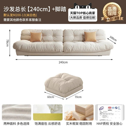 Modern Living Room Sofas Bed Luxury Background Lounge Nordic Style Sofas Cloud Design Lazy Canape Salon De Luxe Home Furniture