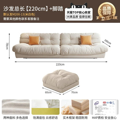 Modern Living Room Sofas Bed Luxury Background Lounge Nordic Style Sofas Cloud Design Lazy Canape Salon De Luxe Home Furniture