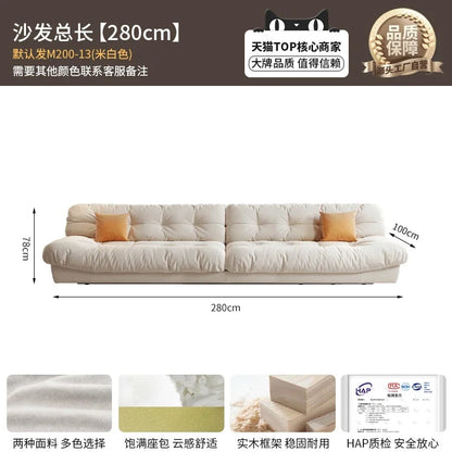 Modern Living Room Sofas Bed Luxury Background Lounge Nordic Style Sofas Cloud Design Lazy Canape Salon De Luxe Home Furniture