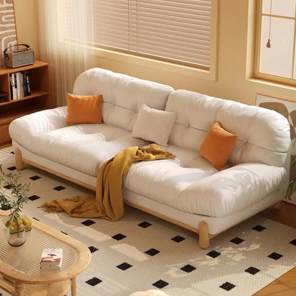 Lounge Designer Living Room Sofas Outdoor Lazy Minimalist Sofas Reclinable Floor Gaming Luxury Modern Wood Divano Furniture