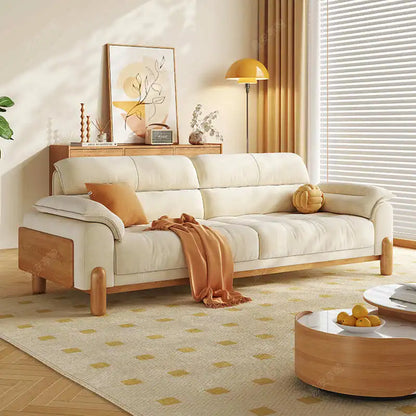 Lounge Designer Living Room Sofas Outdoor Lazy Minimalist Sofas Reclinable Floor Gaming Luxury Modern Wood Divano Furniture