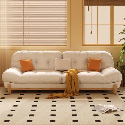 Lounge Designer Living Room Sofas Outdoor Lazy Minimalist Sofas Reclinable Floor Gaming Luxury Modern Wood Divano Furniture